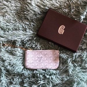 goyard coin purse keychain